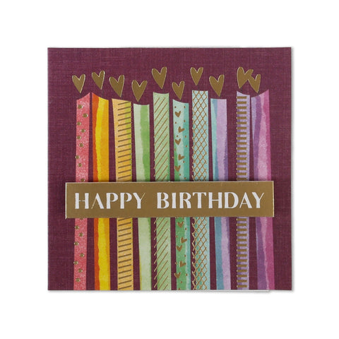 Mini Tarjeta - Velas de cumpleaños