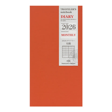 Agenda 2026 Mensual Traveler's Notebook Regular