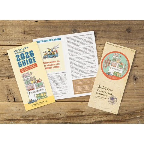 Agenda 2026 Semanal y Notas Traveler's Notebook Regular