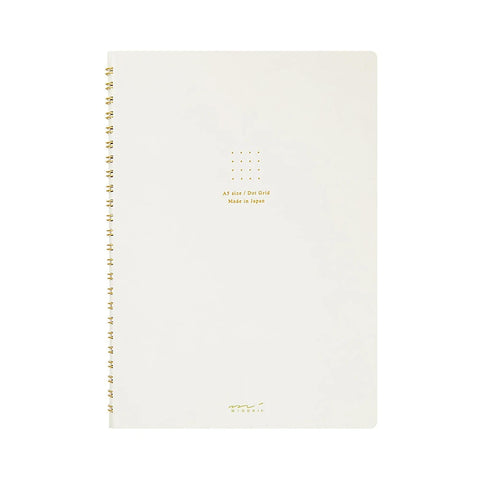 Cuaderno de anillas - Papel punteado Midori
