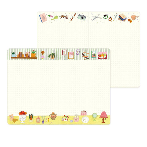 Libreta B6 My life - Páginas con dibujos y malla de puntos