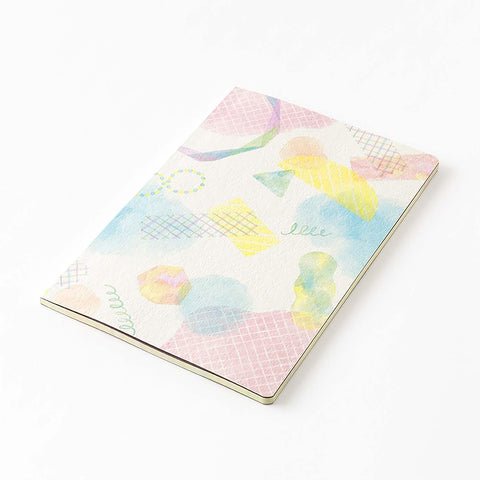 Libreta B6 Watercolor - Páginas con dibujos y malla de puntos