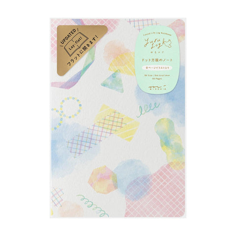 Libreta B6 Watercolor - Páginas con dibujos y malla de puntos