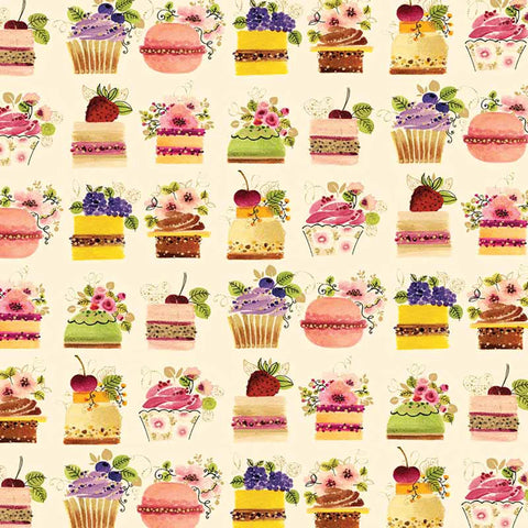 Papel regalo Floral Cake 100x70cm