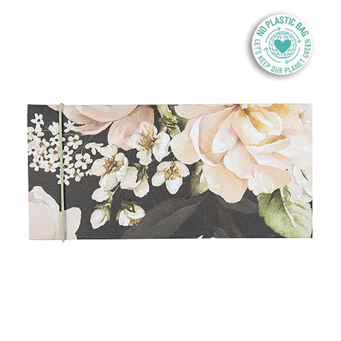 Sobre de regalo Billetero - Flores fondo oscuro