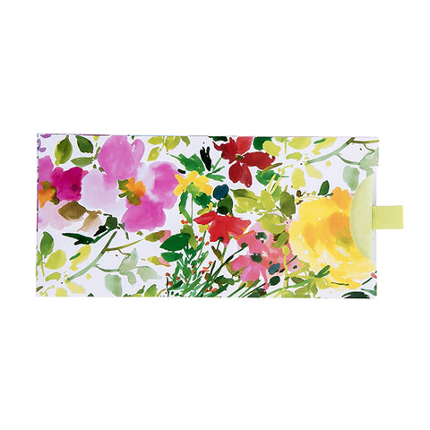 Sobre de regalo Billetero - Flores amarillas y rosas
