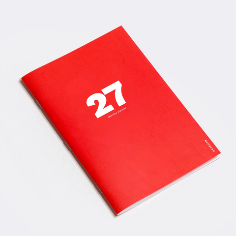 Agenda mensual 2027 Tamaño A4 - Octagon Design