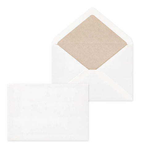 Sobres para carta 162x114mm Blanco - Midori