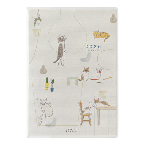 Agenda 2026 Gatos B6 - Midori