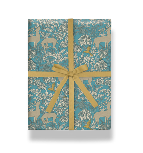 Papel regalo Balmoral Aqua - 50x70cm