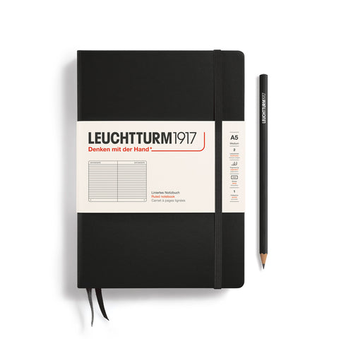 Leuchtturm1917 Libreta A5 Tapa dura Negro