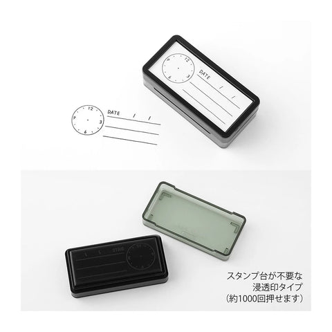 Sello pretintado para estampar - Registro horario