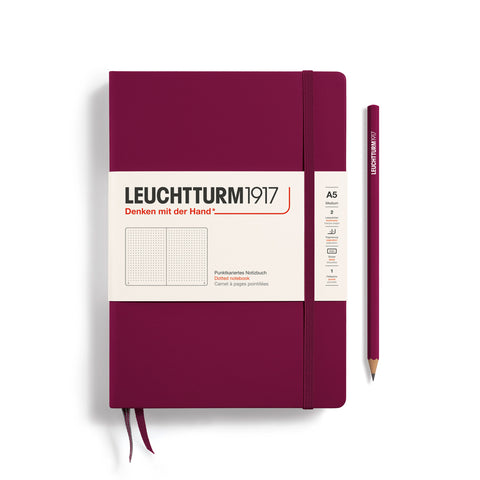 Leuchtturm1917 Libreta A5 Tapa dura Port Red