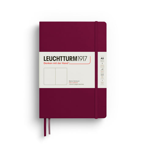Leuchtturm1917 Libreta A5 Tapa dura Port Red