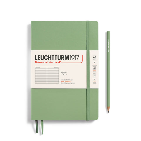 Leuchtturm1917 Libreta A5 Tapa blanda Sage
