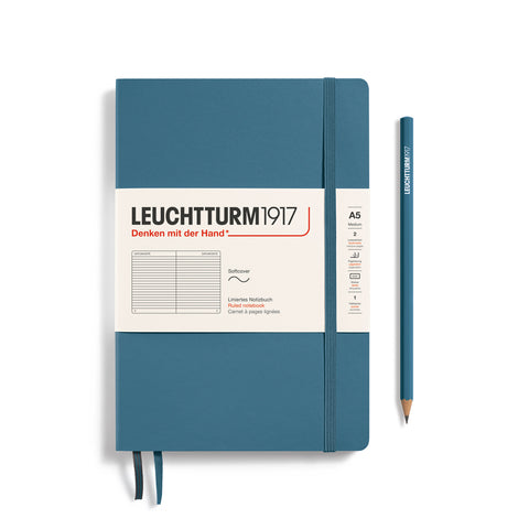 Leuchtturm1917 Libreta A5 Tapa blanda Stone Blue