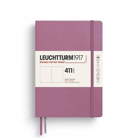 411 páginas Cuaderno Leuchtturm A5 - Dusty Rose
