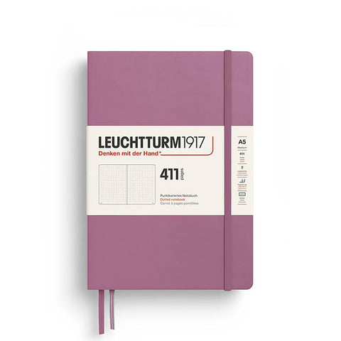 411 páginas Cuaderno Leuchtturm A5 - Dusty Rose