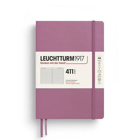 411 páginas Cuaderno Leuchtturm A5 - Dusty Rose