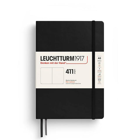 411 páginas Cuaderno Leuchtturm A5 - Black