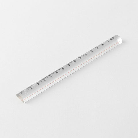 Regla con lupa 15cm transparente Midori
