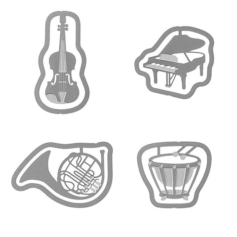 Clips metálicos - Instrumentos musicales