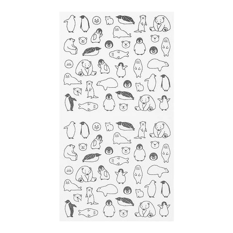 Stickers Chat Sea Creature - Hoja de pegatinas