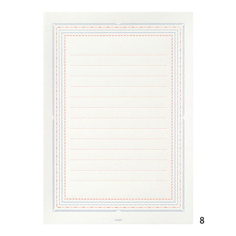 Juego de cartas marco azul - Midori