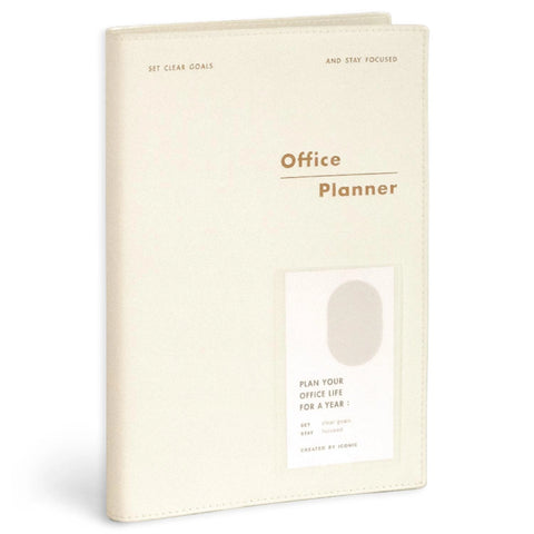 Agenda sin fechas Office Planner V.2 - Milk White