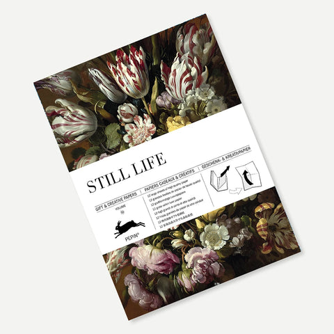 Libro con 12 papeles de regalo - 059 Still Life