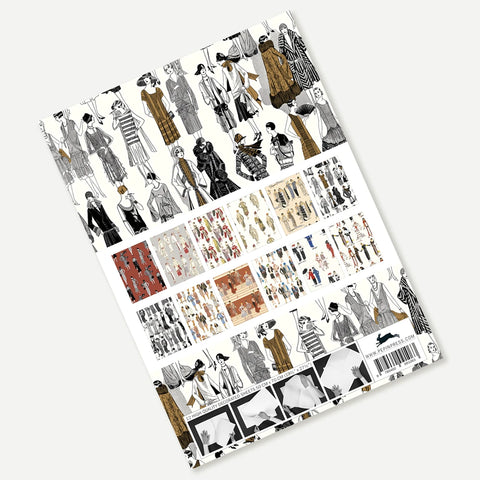 Libro con 12 papeles de regalo - 093 1920s Fashion