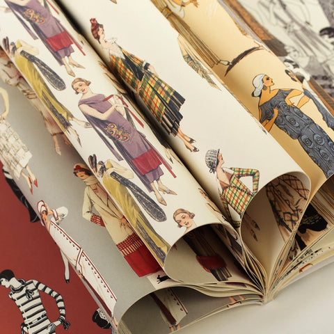 Libro con 12 papeles de regalo - 093 1920s Fashion