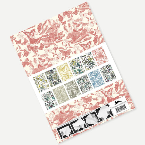 Libro con 12 papeles de regalo - 109 Butterflies