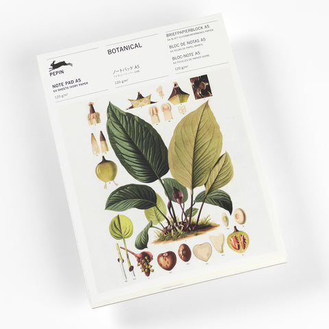 Bloc de notas A5 | Papel de carta - Botanical
