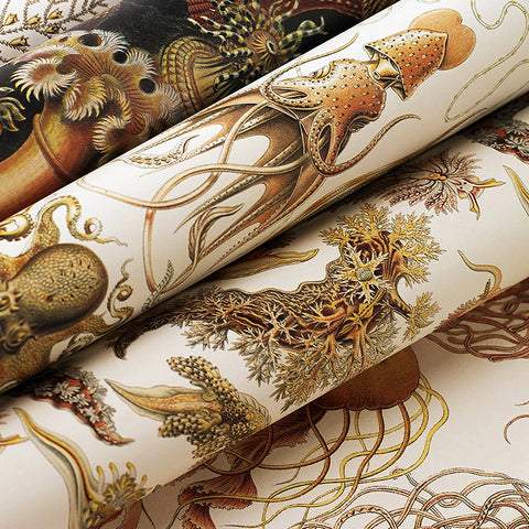 Libro con 12 papeles de regalo - 083 Art Forms in Nature