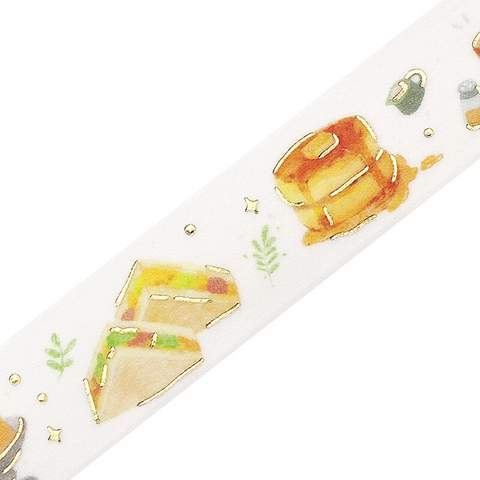 Washi tape con dorado - ippai - Pure Tea