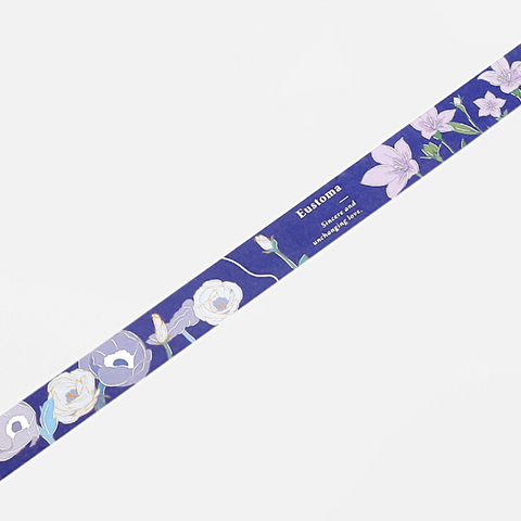 Washi tape con dorado - Blossom Midnight