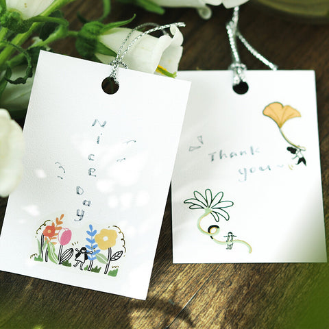 Pegatinas washi - Kobito no kuni - Botanic