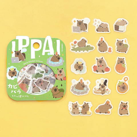 Pegatinas washi - ippai - Capibaras
