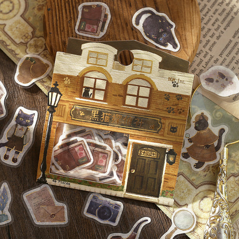 Pegatinas washi - Agencia de detectives