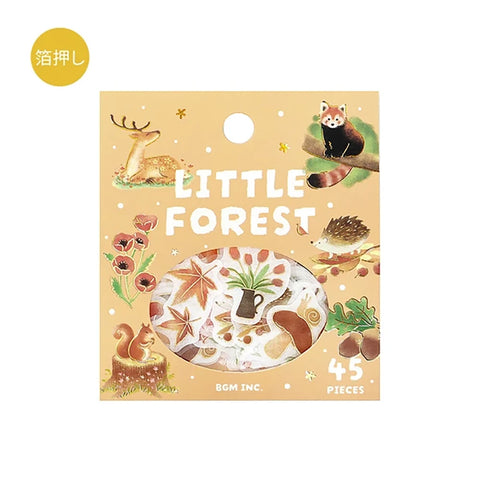 Pegatinas washi - Little Forest - Amarillo
