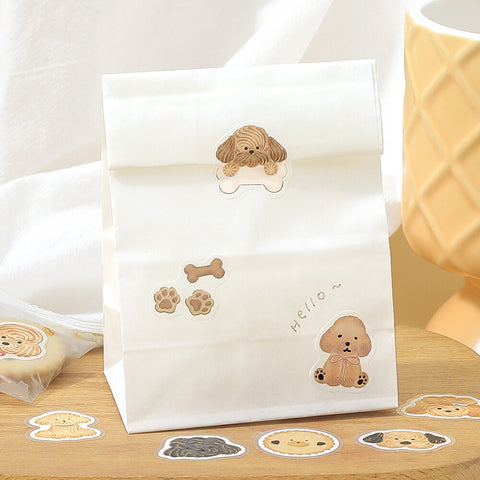 Pegatinas washi - Fuwafuwa Animals - Perros