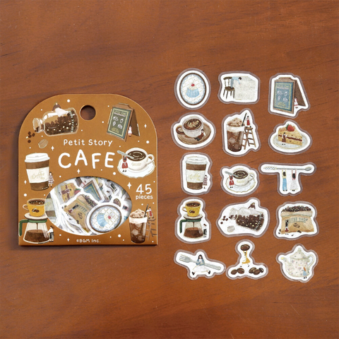 Pegatinas washi - Petit Story - Café