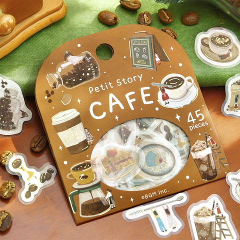 Pegatinas washi - Petit Story - Café