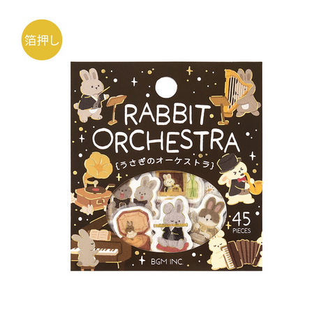 Pegatinas washi - Rabbit Orchestra
