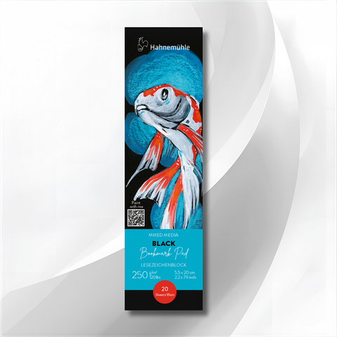 20 marcapáginas - Papel negro 250 gr