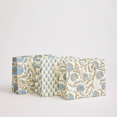 Bolsa de regalo - Papel artesanal Blue Stone