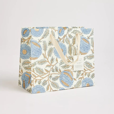 Bolsa de regalo - Papel artesanal Blue Stone