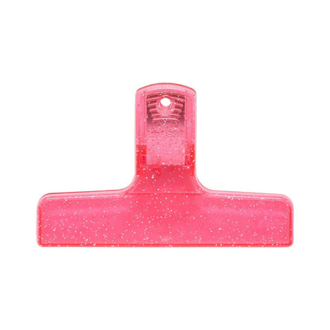 Pinza de plástico Penco - Glitter - Rosa