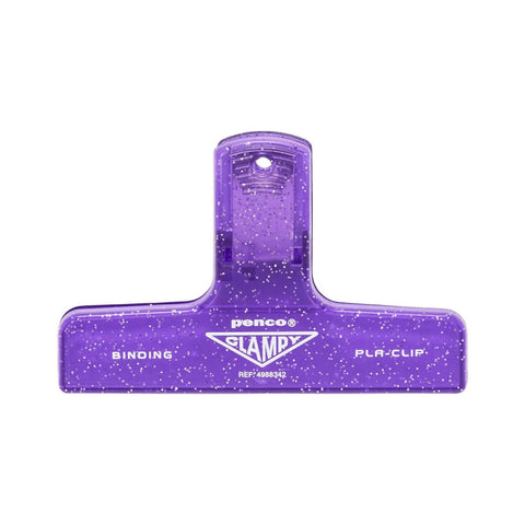 Pinza de plástico Penco - Glitter - Violeta